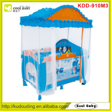 Factory Wholesale Baby Playpens with Deluxe High-roof Mosquito Net